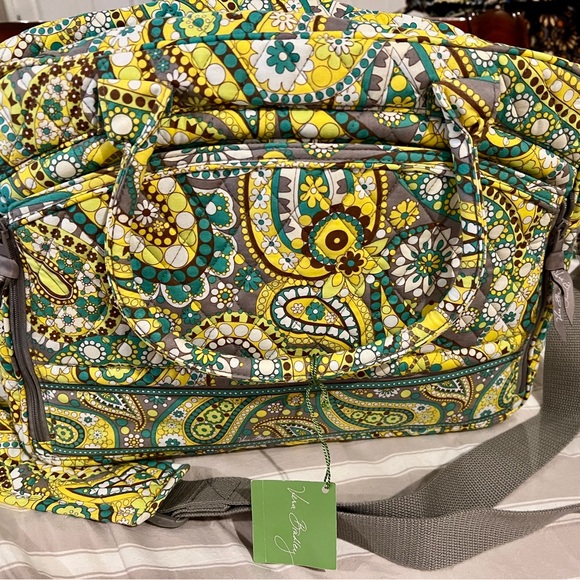 Vera Bradley retired pattern Lemon Parfait 9 piece set - Picture 2 of 13